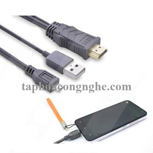 Ugreen 20138 3M màu Xám Cáp MHL Micro USB sang HDMI MH101 30020138